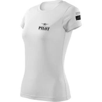 Triko dámské Antonio letecké PILOT - bílé, S