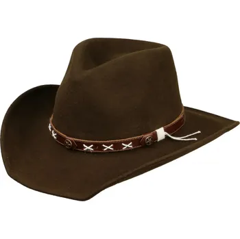 Klobouk Klobouk vlněný Scippis Smokey - hnědý, M