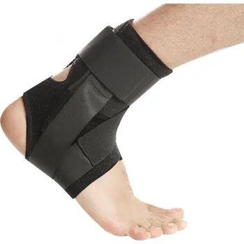 Ergonomická kompresní ortéza na kotník Boersport 1 ks - černá, M