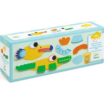 Dřevěná hračka Modelování s plastelínou Moje zvířátka