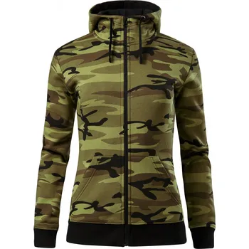 Pánská mikina Mikina dámská Malfini Camo Zipper - český vzor, XXL