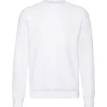 Mikina pánská Fruit of the Loom Classic Set-In Sweat - bílá, XXL