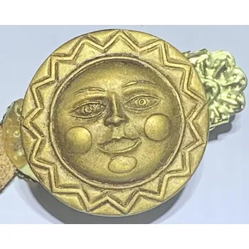 Příslušenství pro záclonu a závěs Spona na záclony a závěsy SLUNCE ZLATÁ pro aranžování a uchycení