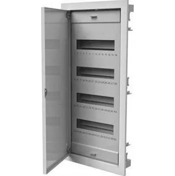 Rozvaděč Rozvodnice pod omítku typ RO-4 4x12 kovová dvířka PAWBOL C.1548
