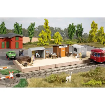 Modelová železnice venkovská zastávka Hüttengrund Auhagen 11486