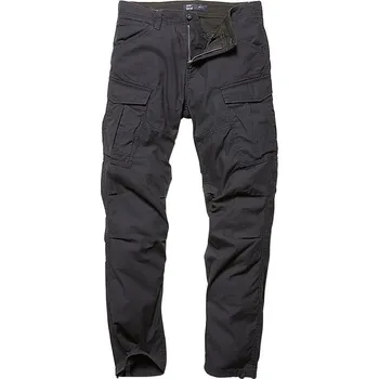 Oblečení a móda Kalhoty Vintage Industries Lester - antracitové, 31