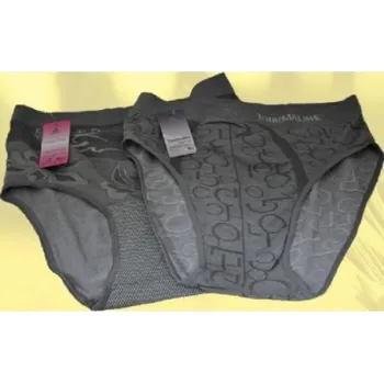 Kalhotky GreenWorld Slipy pánské s turmalínem - šedé, S