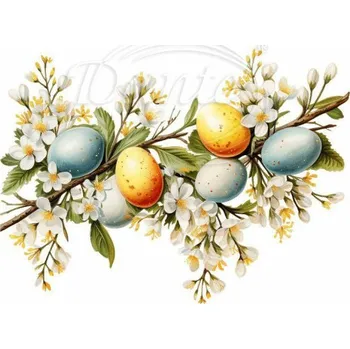 Textilní nažehlovací páska Dante Nažehlovačka Girlanda 1 - 6 x 4 cm