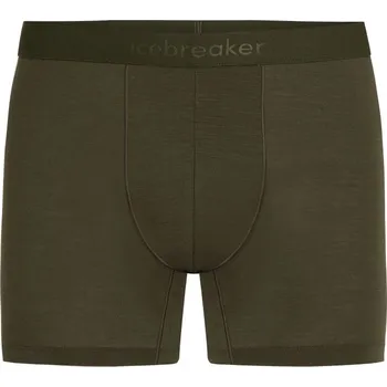 Pánská móda Pánské merino boxerky ICEBREAKER Mens Mer 125 Cool-Lite Anatomica Boxers, Dark Loden velikost: XL