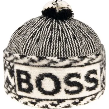 Čepice TONAK Čepice zmijovka BOSS, černá-smetanová