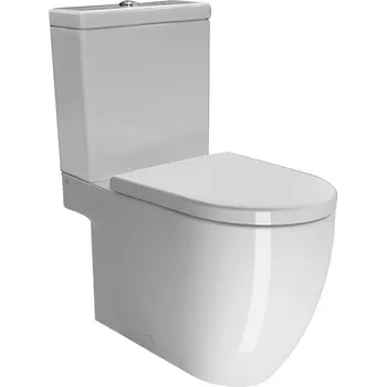 Klozet GSI PURA WC kombi, spodní/zadní odpad, bílá ExtraGlaze (WCSET881711-PURA)