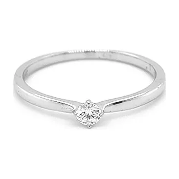 Prsten Zlatý Zásnubní Prsten s Diamantem 2010182