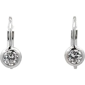 Náušnice Náušnice se Zirkony z Bílého Zlata 7122729