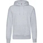 Pánská mikina s kapucí Hooded Sweat Fruit of the Loom Šedá melanž 4XL