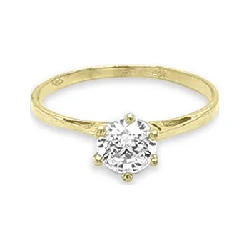 Prsten Zlatý zásnubní prsten se zirkonem 7130855