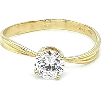 Prsten Zlatý Zásnubní Prsten se Zirkonem 7131062