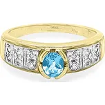 Zlatý Prsten s Barevnými Zirkony 7131581