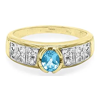 Prsten Zlatý Prsten s Barevnými Zirkony 7131581