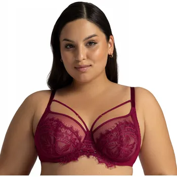 Podprsenka Ava měkká podprsenka červená, velikost 90F