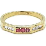 Zlatý Prsten se Zirkony 7130514