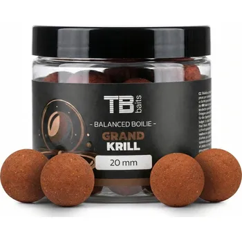 Boilies TB Baits Vyvážené Boilie Balanced + Atraktor Grand Krill 100 g Průměr nástrahy: 20mm