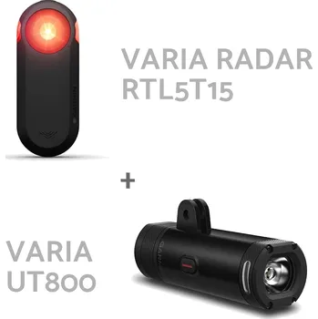 Cyklosvítilna Garmin Varia Set UT800 a RTL515 Přední svítilna a Radar RTL 515 + dárek