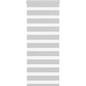 Roleta Zebra roleta, světle šedá, šířka látky 50,9 cm, polyester