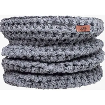 Nákrčník Doke Merino háčkovaný nákrčník medium grey Velikost: Pro dospělé (vhodné i pro děti od 12 let)