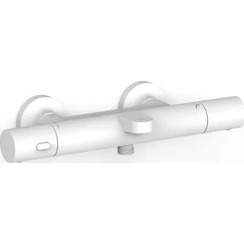 Vodovodní baterie Nástěnná vanová baterie Tres Over-Wall bílá