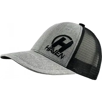 Kšiltovka Kšiltovka Haven Trucker s ohnutým kšiltem - černá-šedá, S/M