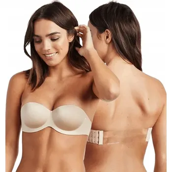 Podprsenka Markal podprsenka bardotka, balkonetka béžová velikost B