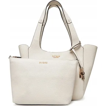 Guess shopper kabelka eko kůže béžová