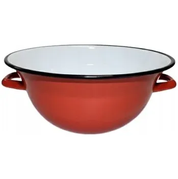 Emailová kuchyňská mísa s úchyty 5l, průměr 30 cm, Tradiční Retro