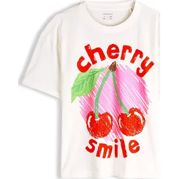 Dívčí oblečení GATE Bavlněné tričko s potiskem 11Y 426-0119/116