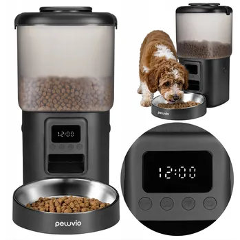 Miska pro psa Automatický podavač dávkovač suchého krmiva pro psy 4,5Lmiska Peluvio Crispy