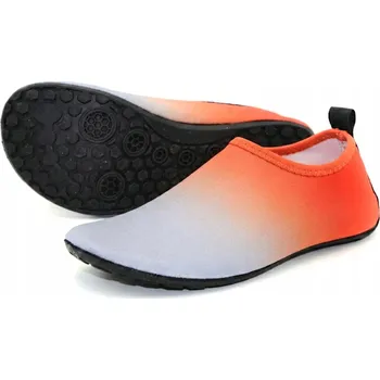 Boty do vody NEOPRENOVÉ BOTY DO VODY JUNIOR GREY/ORANGE VEL.33
