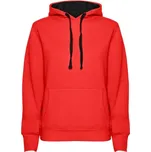 Dámská mikina Roly Urban - červená-černá, XL