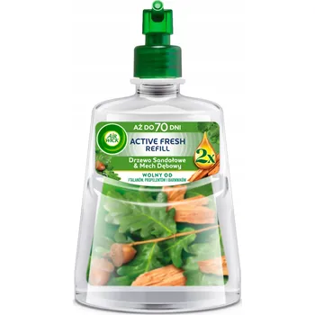 Vůně do bytu AIR WICK ACTIVE FRESH WKŁAD ODŚWIEŻACZA SANTALOVÉ DŘEVO A DUBOVÝ MECH 228ML