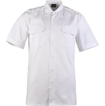 Pánská košile Košile Servis s krátkým rukávem - bílá, S