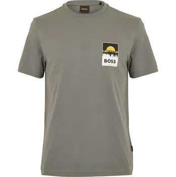 Pánské tričko Tričko Boss Open Grey 1227971 6XL