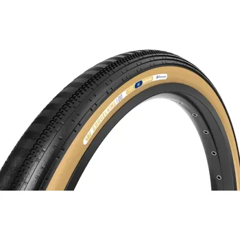 Plášť na kolo Panaracer GravelKing Semi Slick TLR 27,5" 650Bx43 černá/hnědá (Plášt Panaracer 650Bx43 GRAVELKING SS TLR černá/hnědá 120TPI)