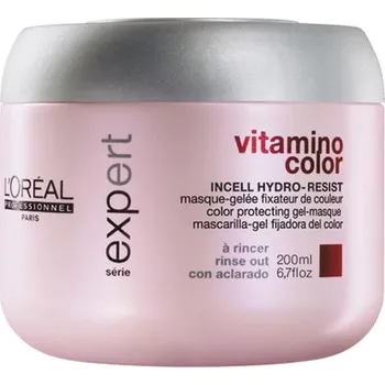 Vlasová regenerace L´Oréal Professionnel VITAMINO COLOR Incell Hydro-Resist Gel-Masque ( barvené vlasy ) - Gelová maska pro obnovu a uhlazení 500 ml