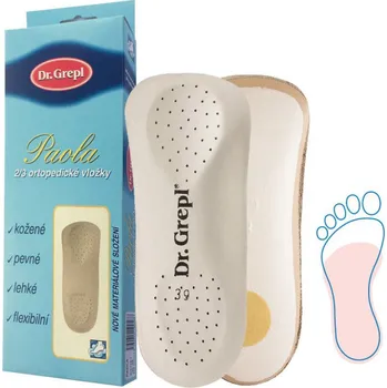 Vložka do bot Stélky/vložky do bot ortopedické Dr. Grepl Paola - béžové, 39