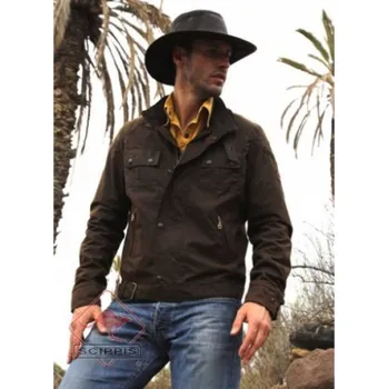 Moto bunda Bunda unisex motorkářská Scippis Kempsey Jacket - hnědá, M