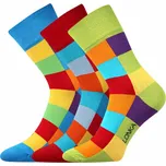 Ponožky pánské Lonka Decube 3 páry (modré, červené, zelené), 47-50