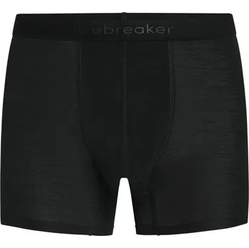 Pánská móda Pánské merino boxerky ICEBREAKER Mens Mer 125 ZoneKnit Boxers, Black velikost: XL