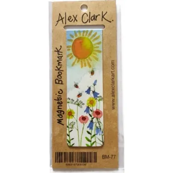 Záložka Magnetická záložka do knihy Slunce a květiny