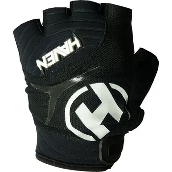 Cyklistické rukavice Rukavice krátkoprsté Haven Demo Short - černé-bílé, XXL