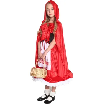 Karnevalový kostým Kostým vel. S 100-110 cm, motiv Červená Karkulka