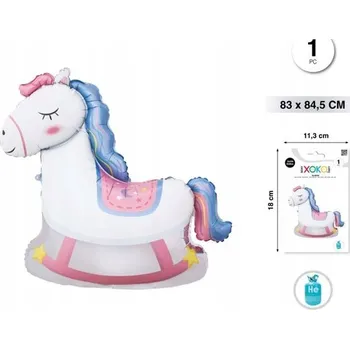 Balónek Fóliový balónek jednorožec - hračka, 83 x 84,5 cm